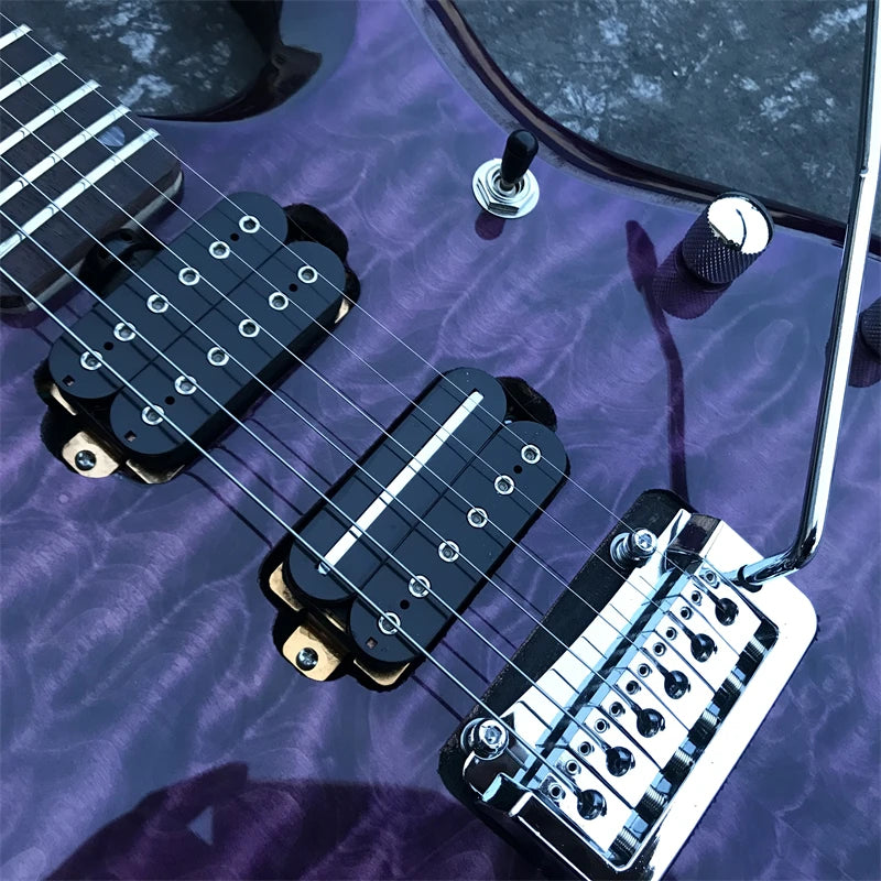 JP Style Electric Guitar with A Selected Basswood Body and BK Double Coil Pickups. Suitable for Performance and Beginners