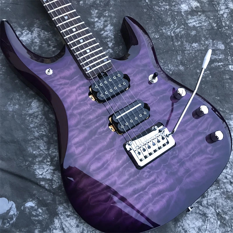 JP Style Electric Guitar with A Selected Basswood Body and BK Double Coil Pickups. Suitable for Performance and Beginners
