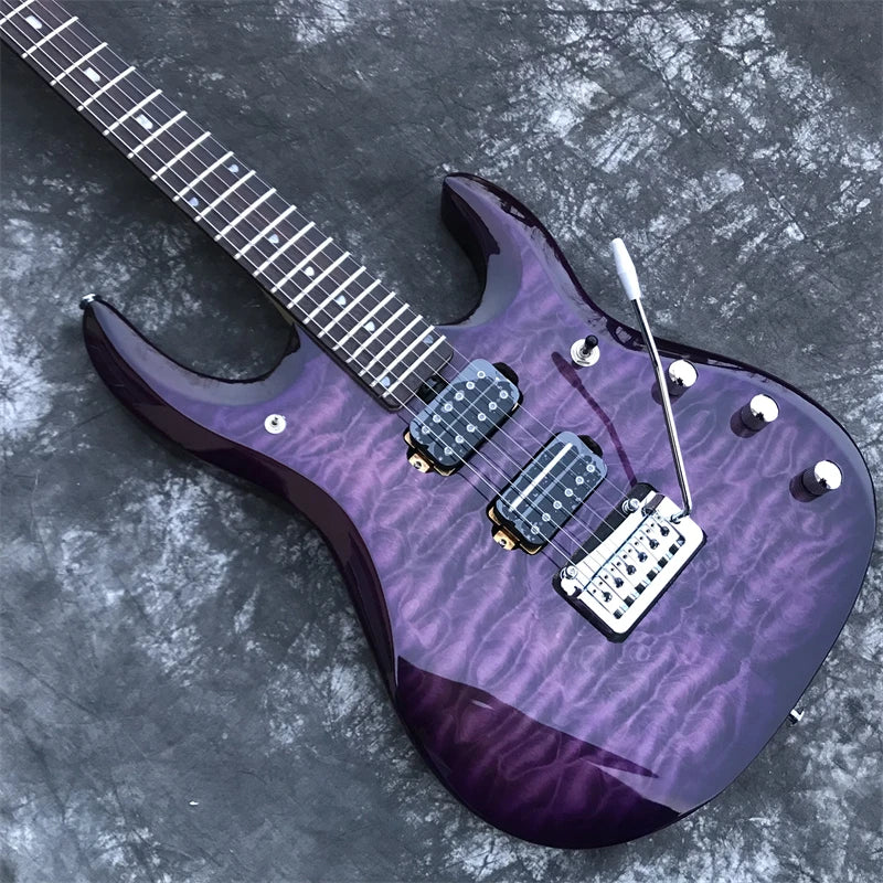 JP Style Electric Guitar with A Selected Basswood Body and BK Double Coil Pickups. Suitable for Performance and Beginners