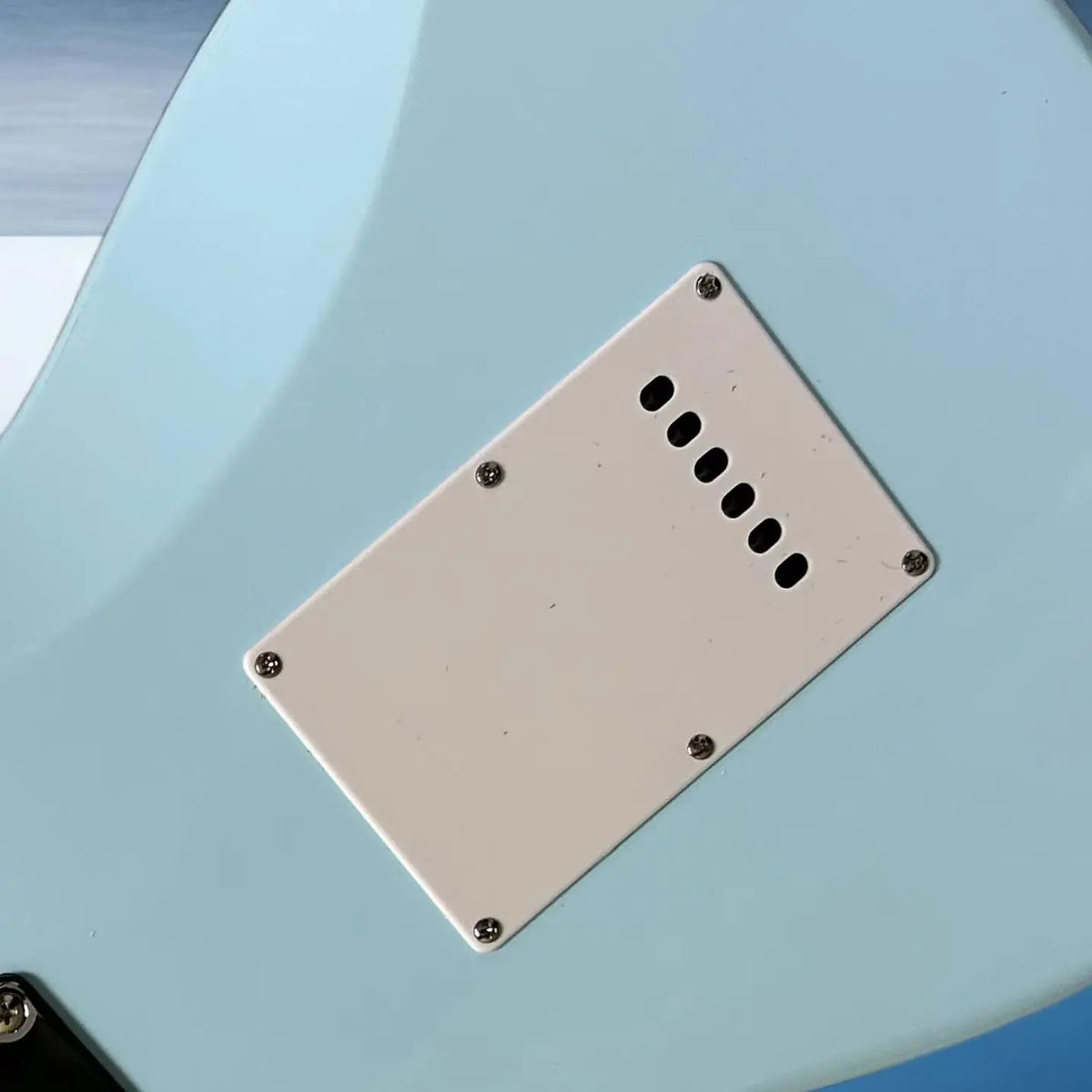 Hot Sale FST Sky Blue Electric Guitars Maple Fretboard Mahogany Body