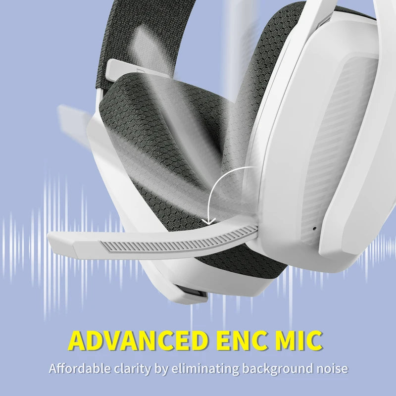 BINNUNE BW06 Bluetooth Headsets Gamer with Mic for PS5 PS4 PC Mac Playstation Wireless 2.4GHz Gaming Headphone with Microphone