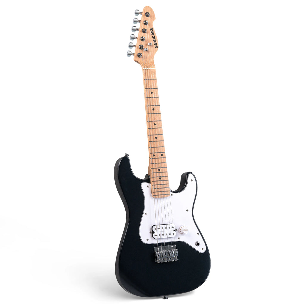 SONICAKE Electric Guitar for Kids Small Size Solid Wood Body with Humbucker Pickup, One Piece Premium Wood Neck & Fingerboard