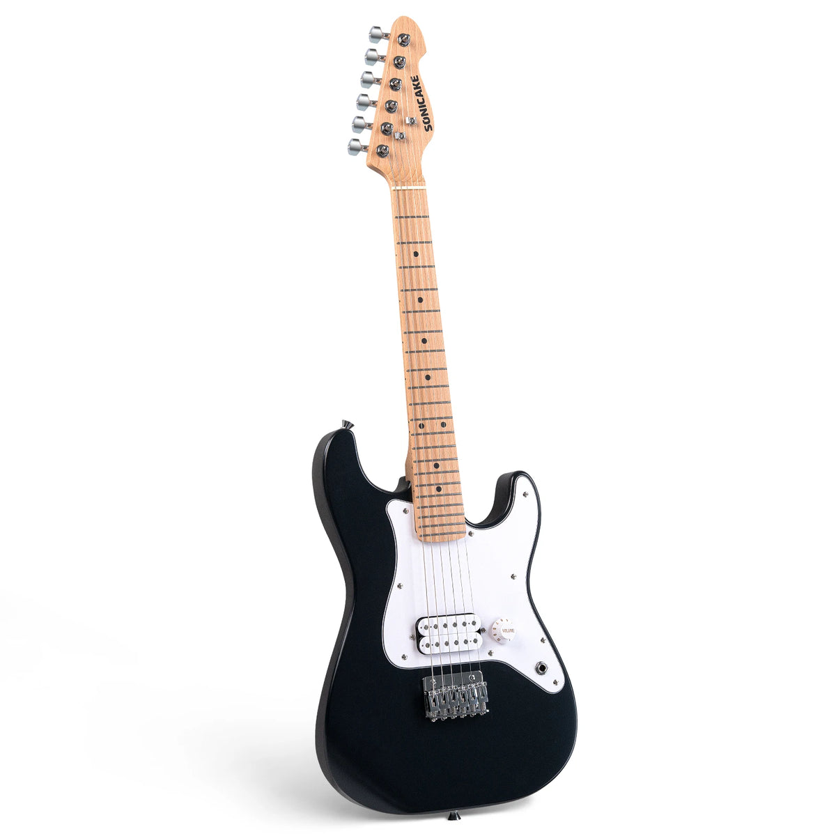 SONICAKE Electric Guitar for Kids Small Size Solid Wood Body with Humbucker Pickup, One Piece Premium Wood Neck & Fingerboard