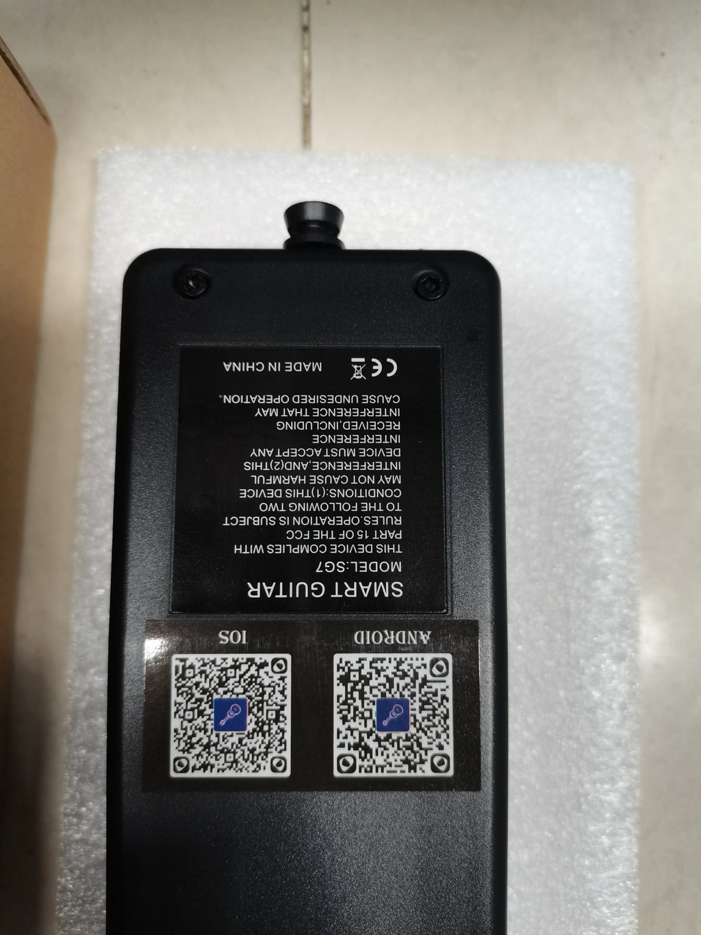 7 Frets Smart Electric Guitar Silent Practice Digital Tuner Metronome Function Pocket Portable Folk MIDI Multifunctional Guitar