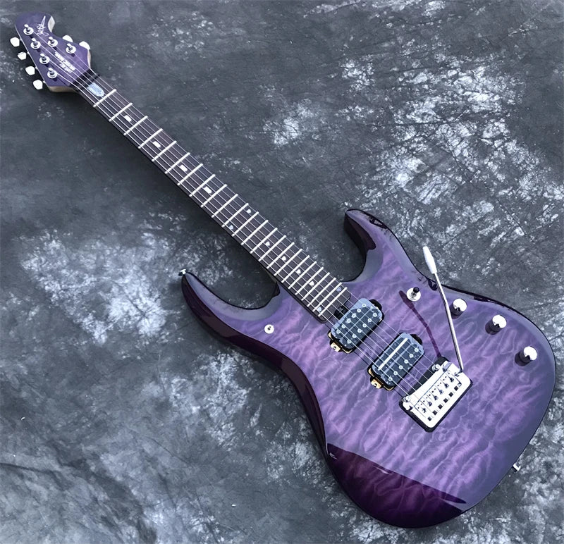 JP Style Electric Guitar with A Selected Basswood Body and BK Double Coil Pickups. Suitable for Performance and Beginners