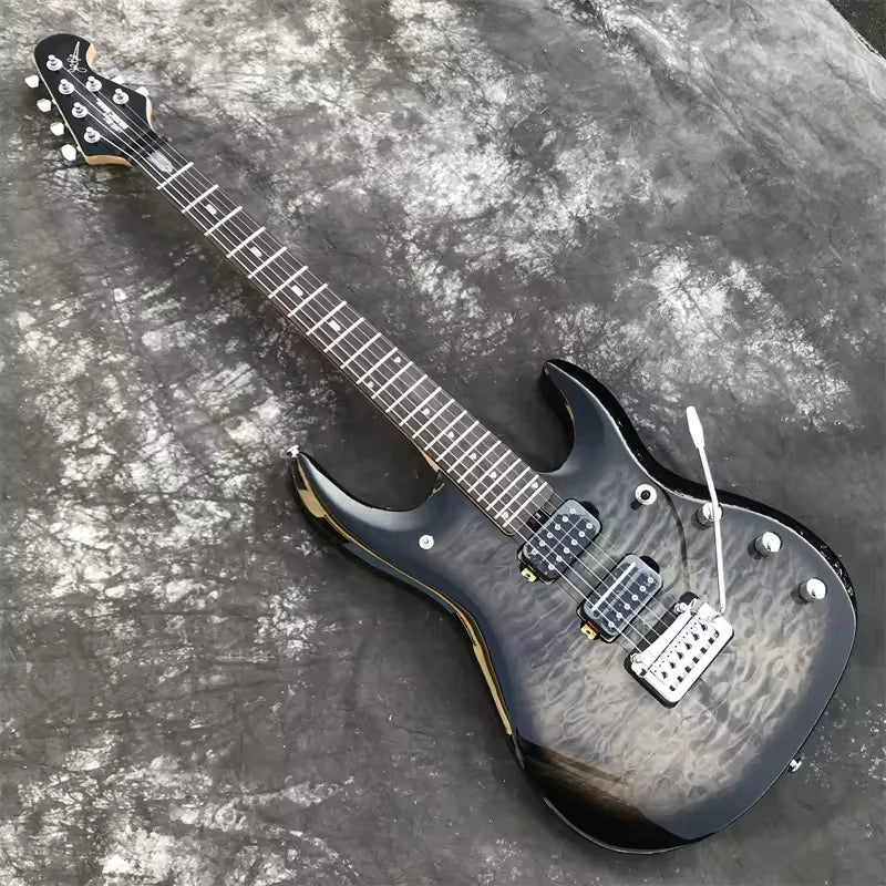 JP Style Electric Guitar with A Selected Basswood Body and BK Double Coil Pickups. Suitable for Performance and Beginners